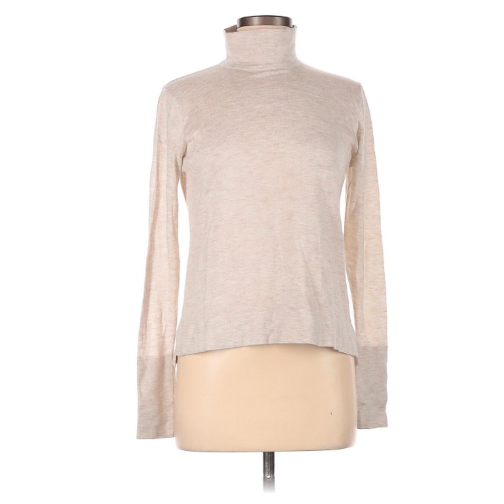 Beige Turtleneck long sleeve